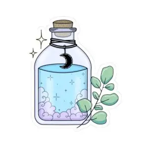 Moon Water Kiss-Cut Sticker